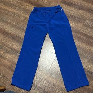 Women's Blue Straight Leg Scrub Pants